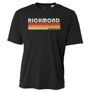 Richmond Ca California Funny City Home Roots Gift Retro 80s Cooling Performance Crew T-Shirt