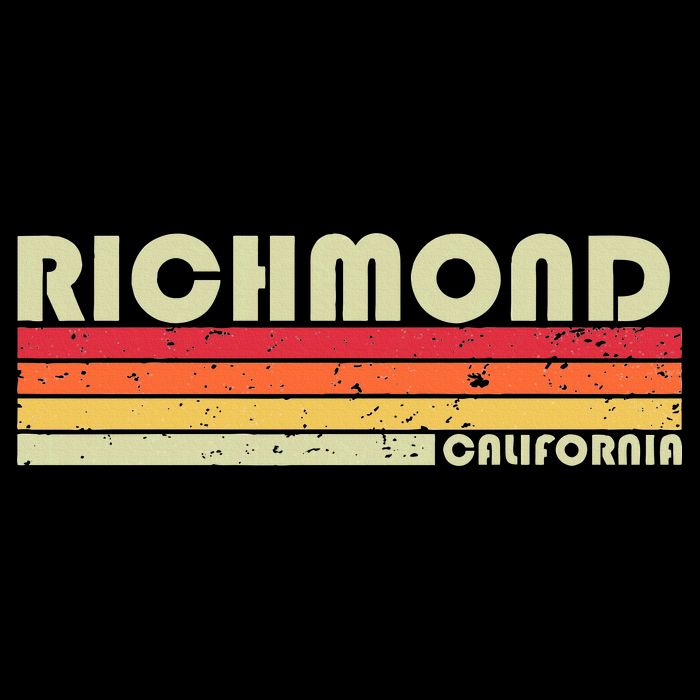 Richmond Ca California Funny City Home Roots Gift Retro 80s Impact Tech Backpack