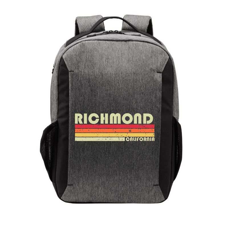 Richmond Ca California Funny City Home Roots Gift Retro 80s Vector Backpack