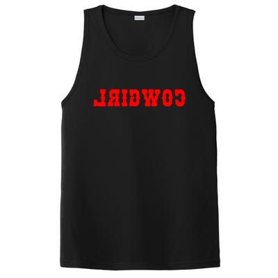 Reverse Cowgirl Classic Red Logo PosiCharge Competitor Tank