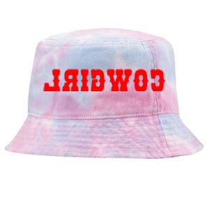 Reverse Cowgirl Classic Red Logo Tie-Dyed Bucket Hat