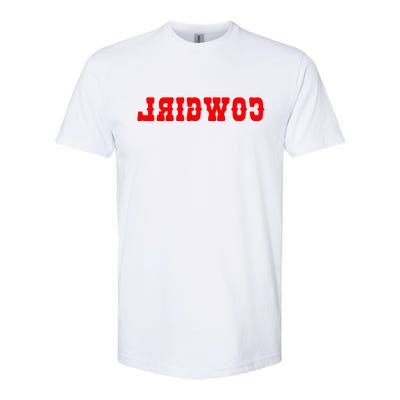 Reverse Cowgirl Classic Red Logo Softstyle CVC T-Shirt