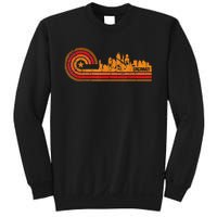 Retro Cincinnati Cityscape Cincinnati Oh Skyline Sweatshirt