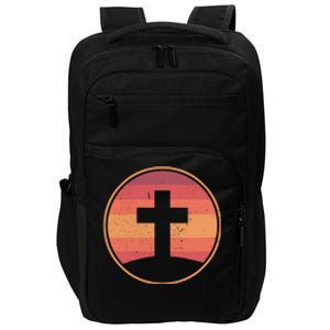 Retro Christian Cross Impact Tech Backpack