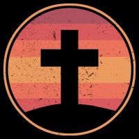 Retro Christian Cross 16oz Travel Tumbler