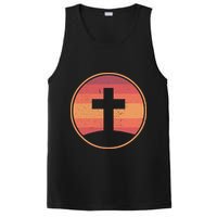 Retro Christian Cross PosiCharge Competitor Tank