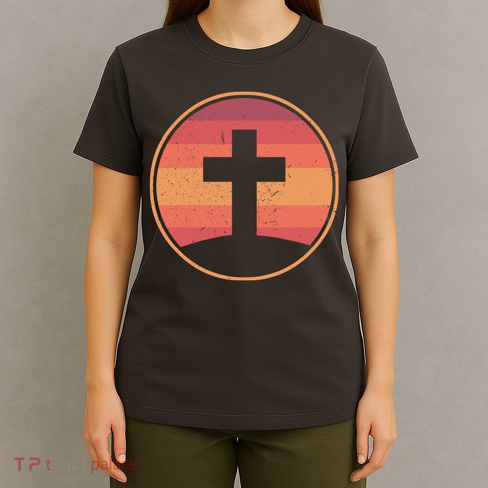 Retro Christian Cross T-Shirt