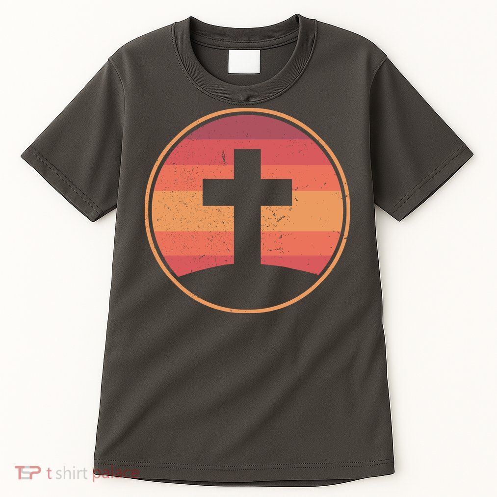 Retro Christian Cross Tall T-Shirt