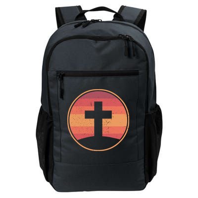 Retro Christian Cross Backpack
