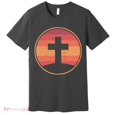 Retro Christian Cross Premium T-Shirt