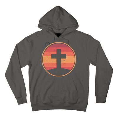 Retro Christian Cross Tall Hoodie