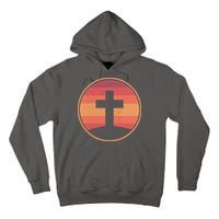 Retro Christian Cross Tall Hoodie