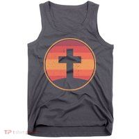 Retro Christian Cross Tank Top