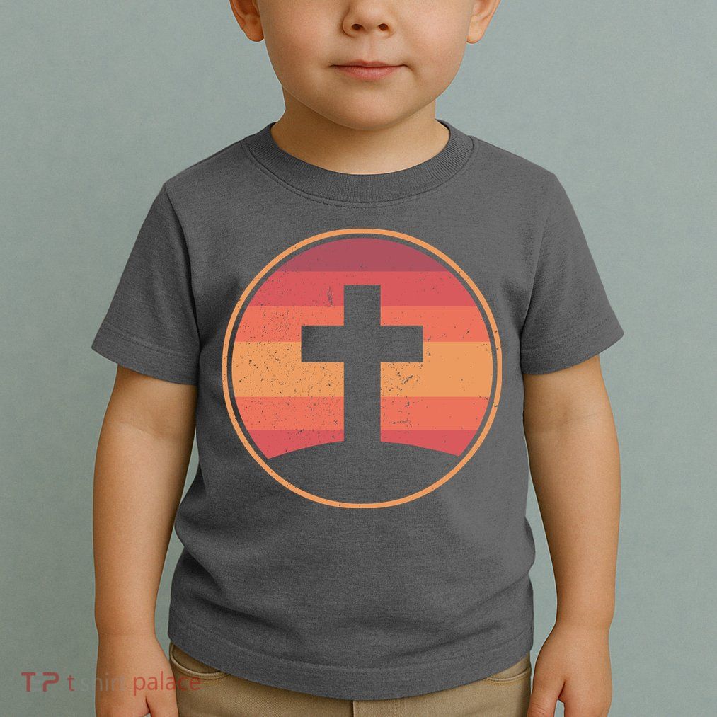 Retro Christian Cross Toddler T-Shirt