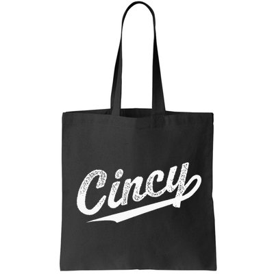 Retro Cincy Cincinnati Ohio Vintage Cursive Script Throwback Bag