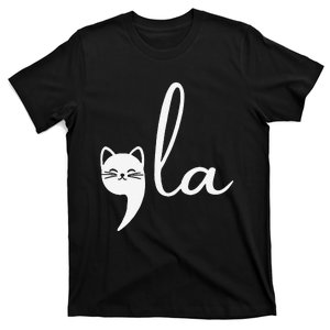 Retro Cat Comma La Kamala Harris For President 2024 Election Gift T-Shirt