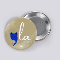 Retro Cat Comma La Kamala Harris For President 2024 Button