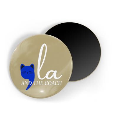 Retro Cat Comma La Kamala Harris For President 2024 Magnet