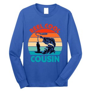 Reel Cool Cousin Fisher Fisher Fathers Day Gift Cute Gift Long Sleeve Shirt