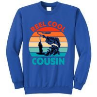 Reel Cool Cousin Fisher Fisher Fathers Day Gift Cute Gift Sweatshirt