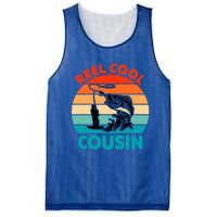 Reel Cool Cousin Fisher Fisher Fathers Day Gift Cute Gift Mesh Reversible Basketball Jersey Tank