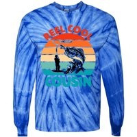 Reel Cool Cousin Fisher Fisher Fathers Day Gift Cute Gift Tie-Dye Long Sleeve Shirt