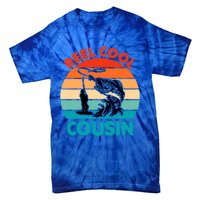 Reel Cool Cousin Fisher Fisher Fathers Day Gift Cute Gift Tie-Dye T-Shirt