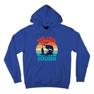 Reel Cool Cousin Fisher Fisher Fathers Day Gift Cute Gift Tall Hoodie