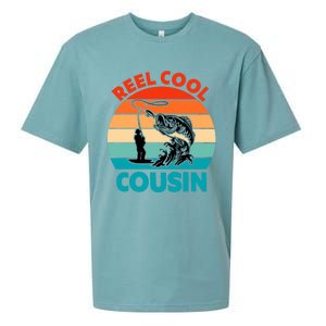 Reel Cool Cousin Fisher Fisher Fathers Day Gift Cute Gift Sueded Cloud Jersey T-Shirt