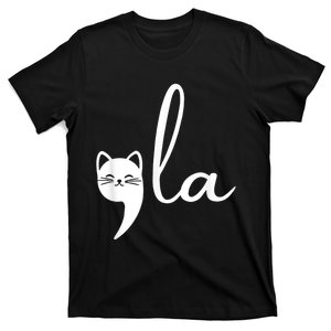 Retro Cat Comma La Kamala Harris For President 2024 Election T-Shirt