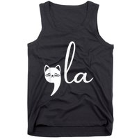 Retro Cat Comma La Kamala Harris For President 2024 Election Tank Top