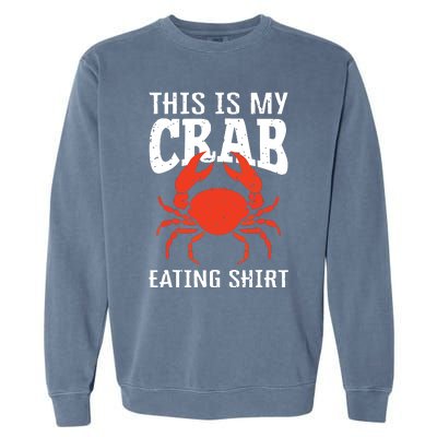 Red Crab, Crab, Crab Lover Garment-Dyed Sweatshirt