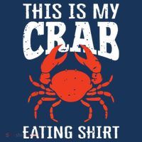 Red Crab, Crab, Crab Lover Flat Bill Trucker Hat