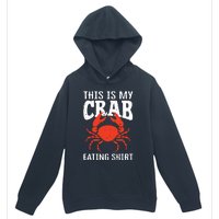 Red Crab, Crab, Crab Lover Urban Pullover Hoodie