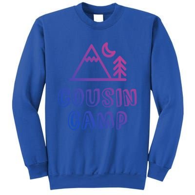 Retro Cousin Camp Grandma Grandpa Sleepaway Outdoor Vacay Meaningful Gift Sweatshirt