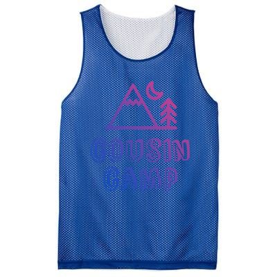 Retro Cousin Camp Grandma Grandpa Sleepaway Outdoor Vacay Meaningful Gift Mesh Reversible Basketball Jersey Tank