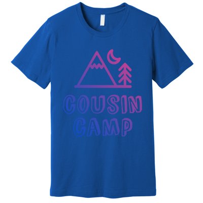 Retro Cousin Camp Grandma Grandpa Sleepaway Outdoor Vacay Meaningful Gift Premium T-Shirt