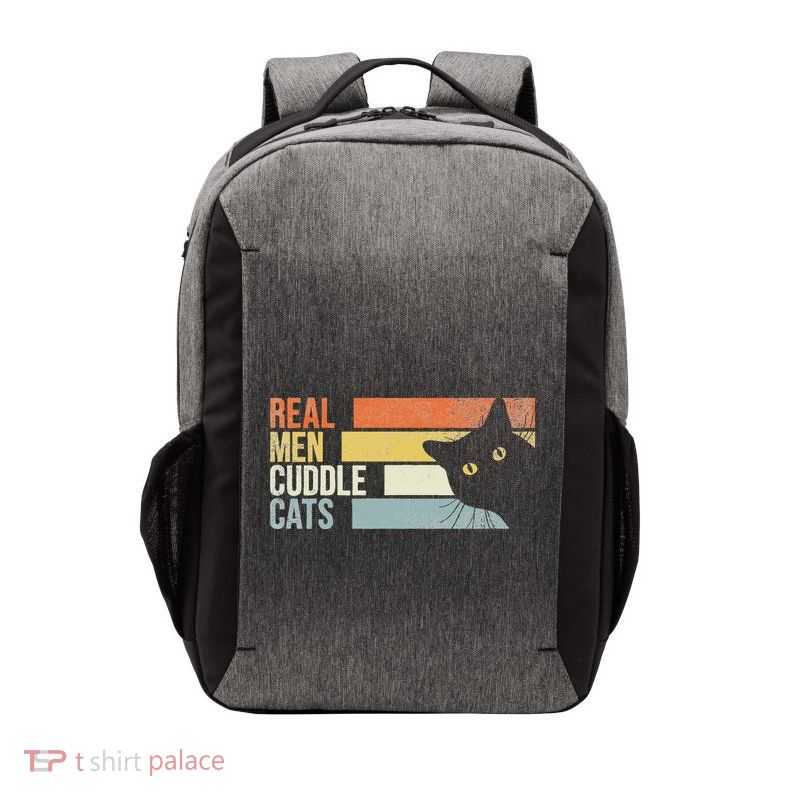 Real Cuddle Cats. Funny Cats Lover Vector Backpack