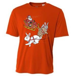 Rabbit Christmas Cool Gift Cooling Performance Crew T-Shirt