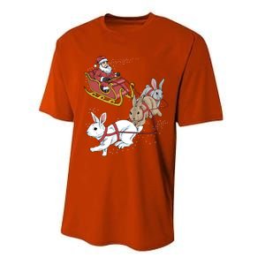 Rabbit Christmas Cool Gift Performance Sprint T-Shirt