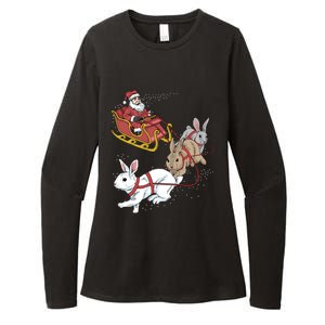 Rabbit Christmas Cool Gift Womens CVC Long Sleeve Shirt