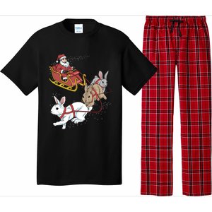 Rabbit Christmas Cool Gift Pajama Set