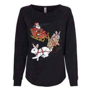 Rabbit Christmas Cool Gift Womens California Wash Sweatshirt