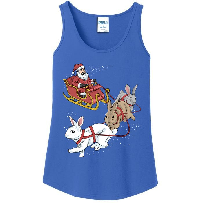 Rabbit Christmas Cool Gift Ladies Essential Tank