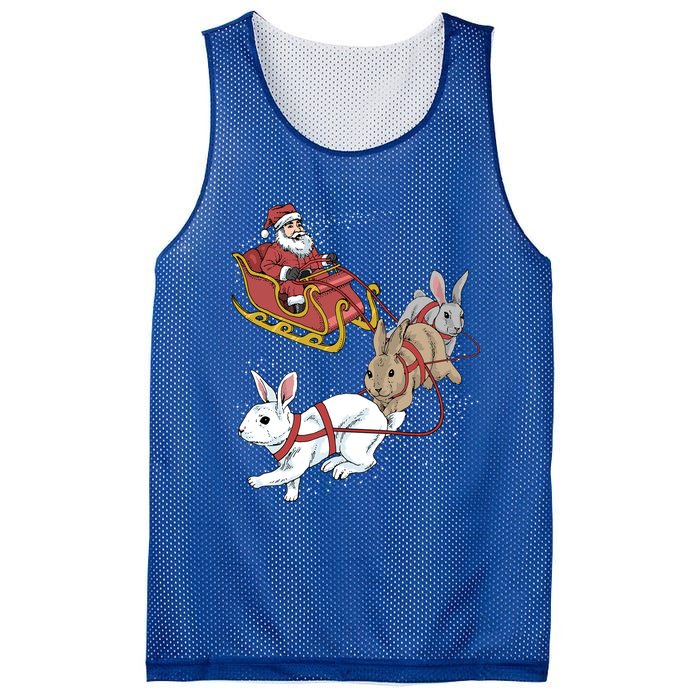 Rabbit Christmas Cool Gift Mesh Reversible Basketball Jersey Tank