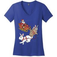 Rabbit Christmas Cool Gift Women's V-Neck T-Shirt