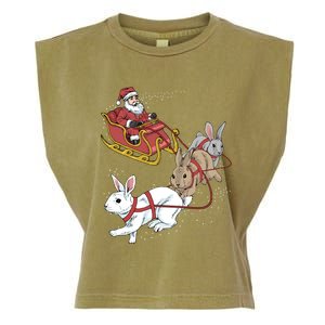 Rabbit Christmas Cool Gift Garment-Dyed Women's Muscle Tee