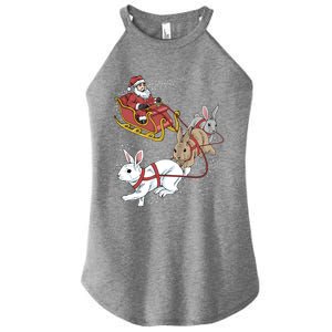 Rabbit Christmas Cool Gift Women's Perfect Tri Rocker Tank