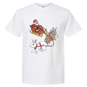 Rabbit Christmas Cool Gift Garment-Dyed Heavyweight T-Shirt