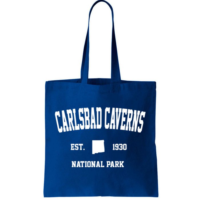 Retro Carlsbad Caverns National Park New Mexico Est 1930 Gift Tote Bag